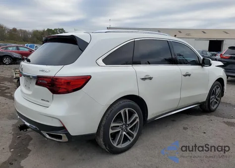 2017 Acura Mdx Advance from USA, damaged, VIN 5FRYD4H82HB020366